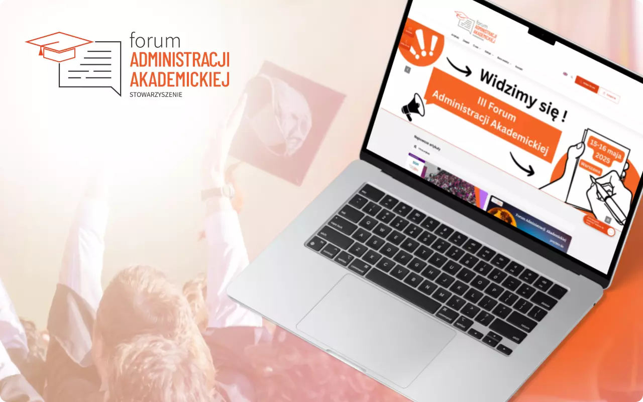 laptop z widokiem strony faa