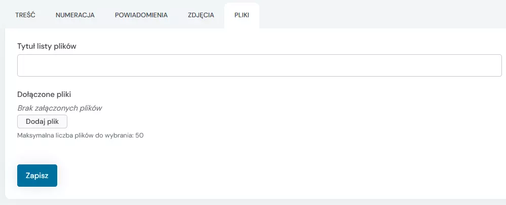 konfiguracja - pliki