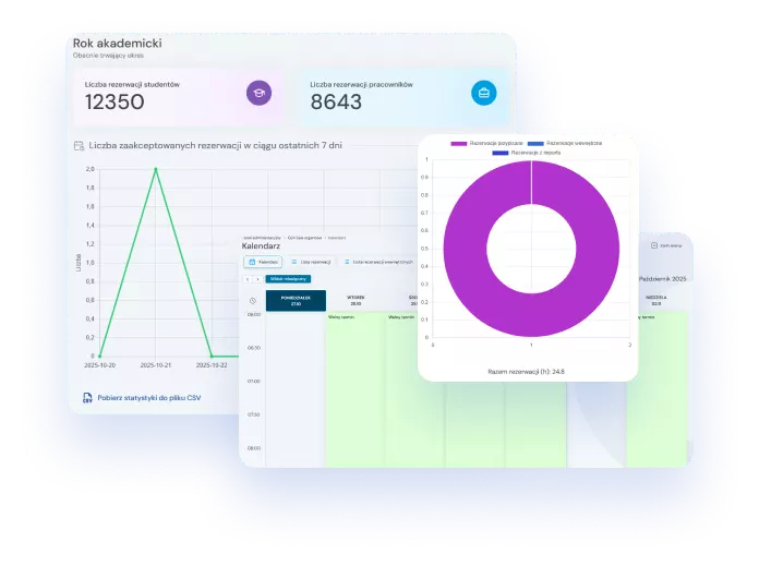 Fragmenty interfejsu aplikacji
