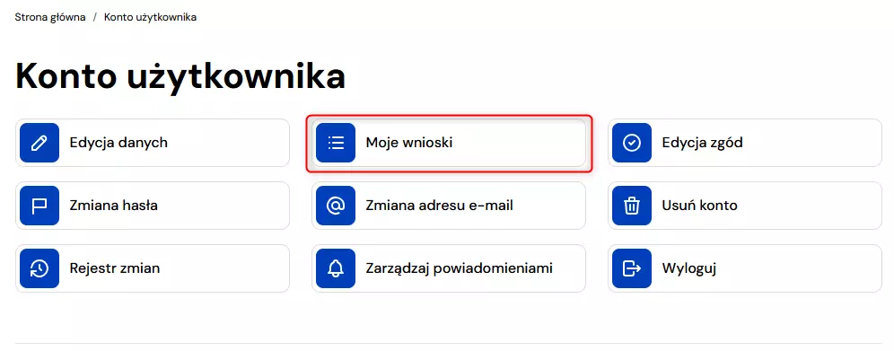 front moje wnioski